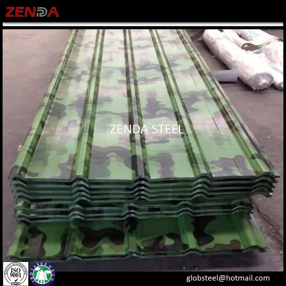 Corruaged Color Coated Steel Sheet NO001